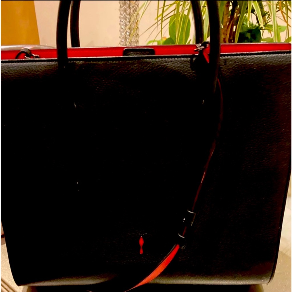 Christian Louboutin purse with handles and body strap